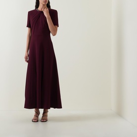 Gathered Embellished Dress
