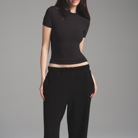 Classic Straight Leg Track Pants Onyx