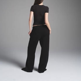 Classic Straight Leg Track Pants Onyx