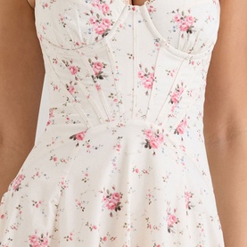Steffani Floral Flared Sundress