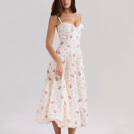 Steffani Floral Flared Sundress