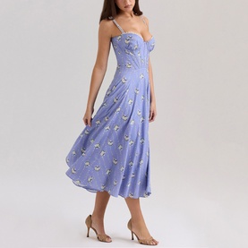 Steffani Floral Flared Sundress