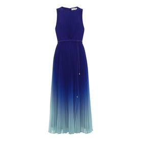 Simara Pleated Ombre Dress