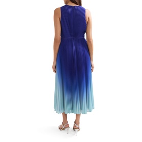 Simara Pleated Ombre Dress