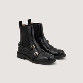 Buckle Chelsea Boots