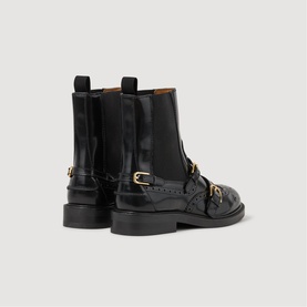 Buckle Chelsea Boots
