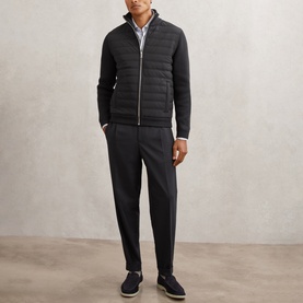 Townsend Quilted Rib Knit Jacket
