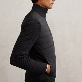 Townsend Quilted Rib Knit Jacket