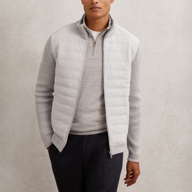 Townsend Quilted Rib Knit Jacket