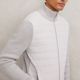 Townsend Quilted Rib Knit Jacket
