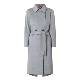Bcollag Double-Breasted Belted Wrap Coat