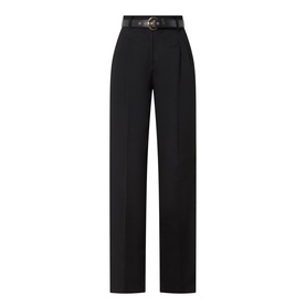 Paride High-Rise Belted Straight Leg Trousers