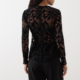 Plinio Floral Lace Top