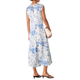 Rome Print Flared Dress