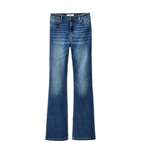 Aommie Mid-Rise Bootcut Jeans