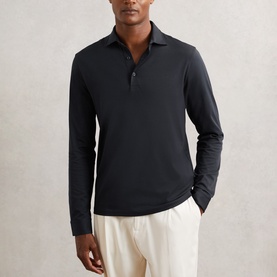 Porofino Long-Sleeve Polo Shirt