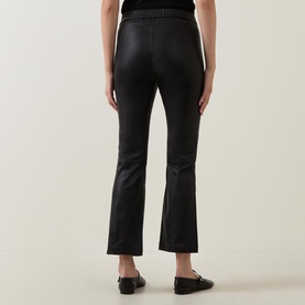 Cedar Ankle Length Leather Trousers