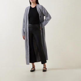 Cedar Ankle Length Leather Trousers