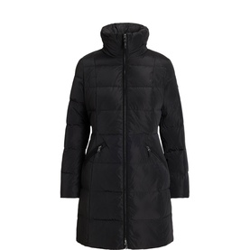 Quilted Down Puffer Coat
