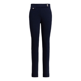 Ponte Tapered Straight Leg Trousers