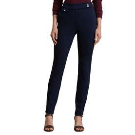 Ponte Tapered Straight Leg Trousers