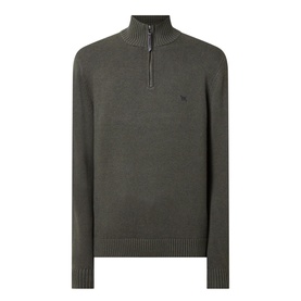 Merrick Bay Half-Zip Logo Sweater