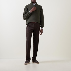Merrick Bay Half-Zip Logo Sweater