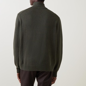 Merrick Bay Half-Zip Logo Sweater