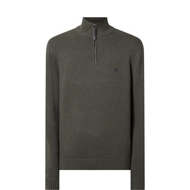 Merrick Bay Half-Zip Logo Sweater