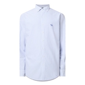 Gunn Logo Striped Oxford Shirt