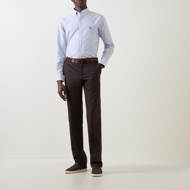 Gunn Logo Striped Oxford Shirt