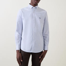 Gunn Logo Striped Oxford Shirt