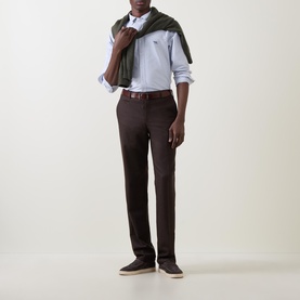 Gunn Logo Striped Oxford Shirt