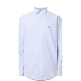 Gunn Logo Striped Oxford Shirt