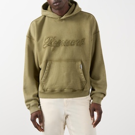 Reverse Appliqu&eacute; Logo Hoodie