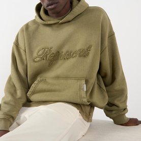 Reverse Appliqu&eacute; Logo Hoodie