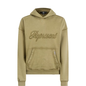 Reverse Appliqu&eacute; Logo Hoodie