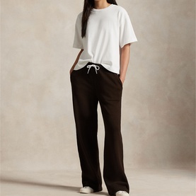 Polo Player Wide Leg Track Pants