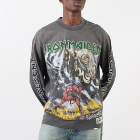 Iron Maiden Logo Long-Sleeved T-Shirt