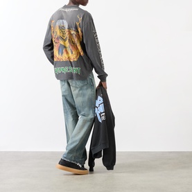 Iron Maiden Logo Long-Sleeved T-Shirt