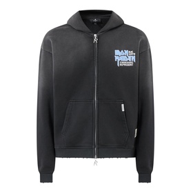 Iron Maiden Logo Zip Hoodie