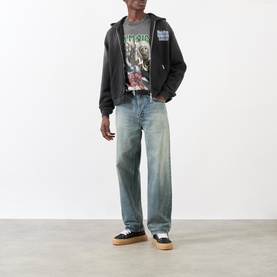 Iron Maiden Logo Zip Hoodie