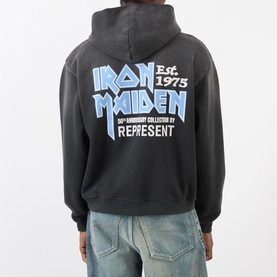 Iron Maiden Logo Zip Hoodie