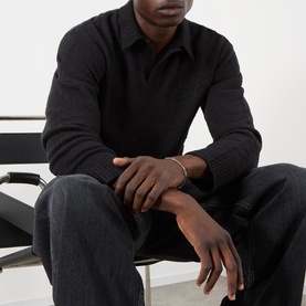 Logo Knitted Polo Shirt