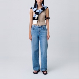 Wide Leg Denim Jeans