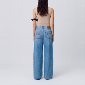 Wide Leg Denim Jeans