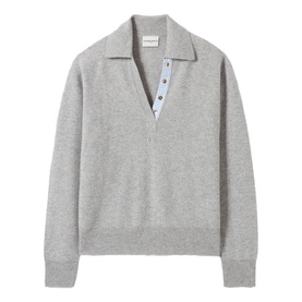 Knit Polo Sweater