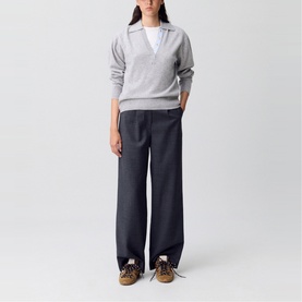 Knit Polo Sweater