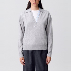 Knit Polo Sweater