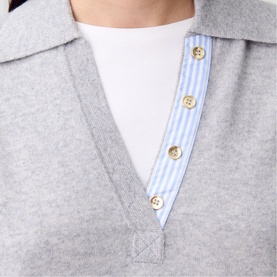 Knit Polo Sweater